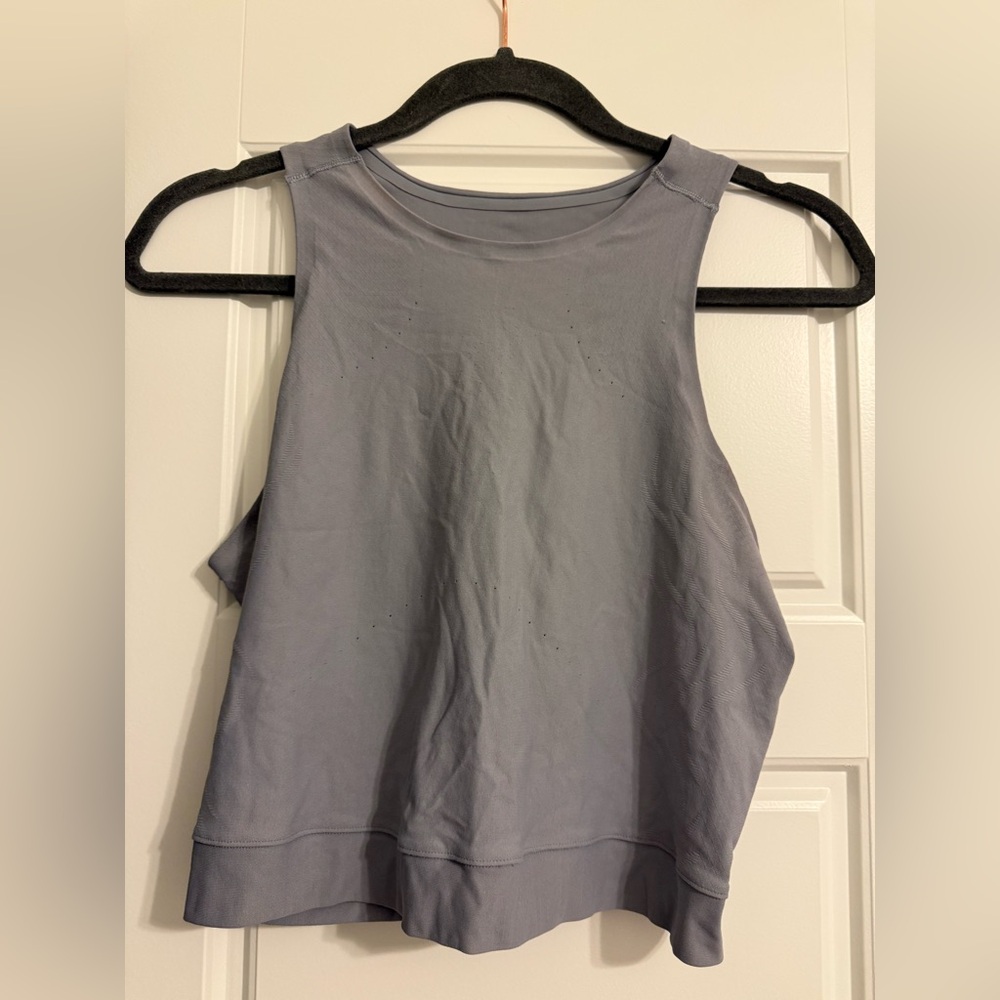lululemon athletica Light Gray Tank Top